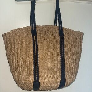 J. Crew Woven Straw Tote